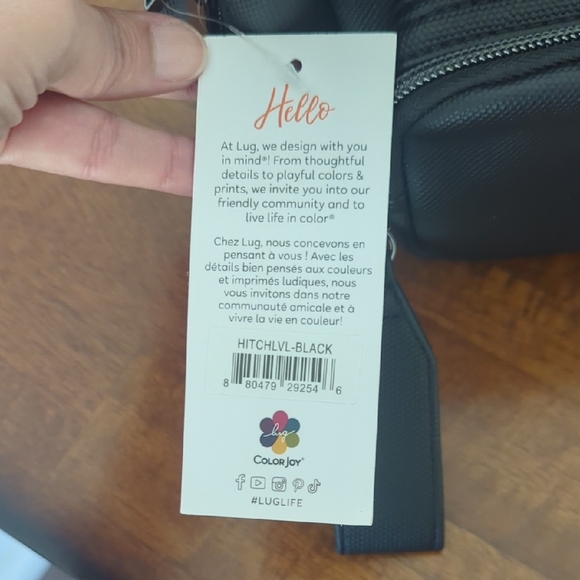 Lug Men's Black Belt Bag - Picture 2 of 6